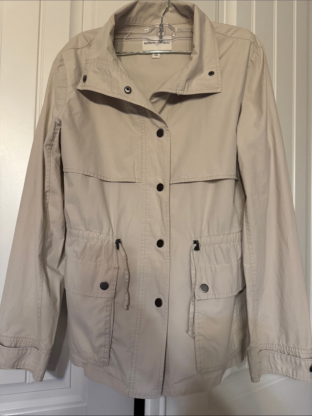 Banana Republic Women's Beige Utility Anorak Jacket